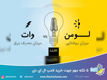 ۵ نکته مهم جهت خرید لامپ ال ای دی ۵ نکته مهم جهت خرید لامپ ال ای دی